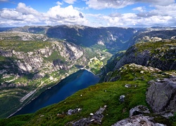 Góry, fjord, skały