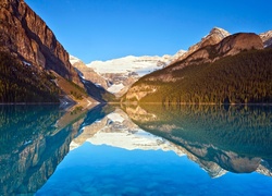 Jezioro Lake Louise, Park Narodowy Banff, Kanada, Góry, Odbicie