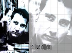 Clive Owen,ciemne włosy, czarne oczy