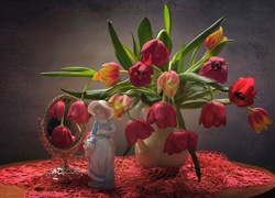 Kompozycja, Kwiaty, Tulipany