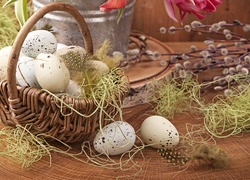 Wielkanoc, Jajka, Koszyk