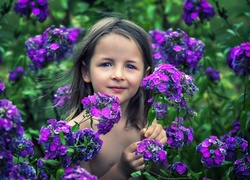 Dziewczynka, Kwiaty