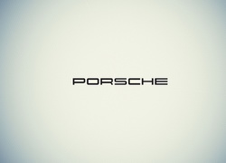 Porsche, Logo, Białe, Tło