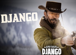 Django Unchained, Jamie Foxx, Pistolet, Western, Kapelusz