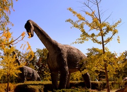 Park, Dinozaurów, Drzewa, Niagara Falls