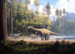 Dinozaury, Las