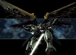 Gundam Wing, robot, postać, skrzydła