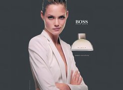 Hugo Boss, kobieta, marynarka, flakon, perfumy