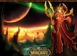 mężczyzna, fantasy, elf, World Of Warcraft The Burning Crusade