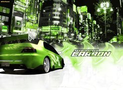 Need For Speed Carbon, miasto, samochód,  mitsubishi