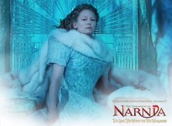 The Chronicles Of Narnia, Tilda Swinton, siedzi, futro, brzydka