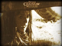 Texas Chainsaw Massacre The Beginning, kobieta, trawa, opona