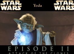 Star Wars, Yoda, czary, napis