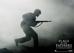 Film, Flags Of Our Fathers, Sztandar chwały, Żołnierz, dym