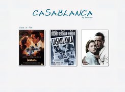 Casablanca, okładki, filmu, tytuł