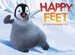 Tupot małych stóp, Happy Feet, stepujący, pingwin