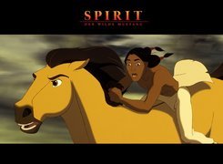 Mustang z Dzikiej Doliny, Spirit Stallion of the Cimarron, koń, Indianin