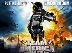 wybuch, Ekipa Ameryka Policjanci z jajami, Team America World Police