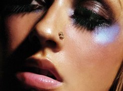 twarz, Christina Aguilera, makijaż