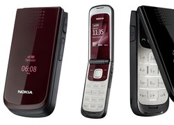Nokia 7020, Brązowa, Czarna, Otwarta
