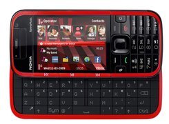 Nokia 5730 XpressMusic, Czerwona, QWERTY