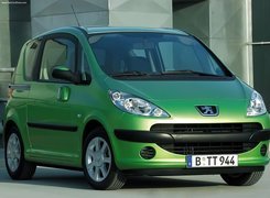 zielony, Peugeot 1007