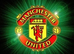 Herb, Manchester United, Zielone, Światło