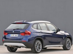 Niebieskie, BMW X1, Napęd, 4x4