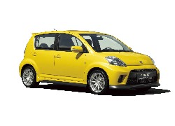 Żółte, Daihatsu Sirion, Alufelgi