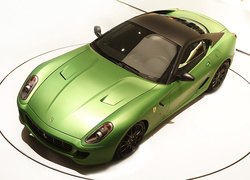 Zielone, Ferrari 599, Czarne, Koła