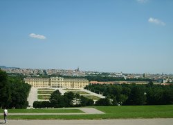 Panorama, Wiednia, Park Schönbrunn, Dworek