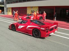 Ferrari FXX, Pit, Stop