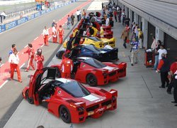 Ferrari FXX, Widok, Z, Góry, Kierowcy
