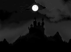 Zamek, Wzgórze, Księżyc