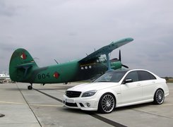 Mercedes, AMG, Lotnisko, Samolot, W204