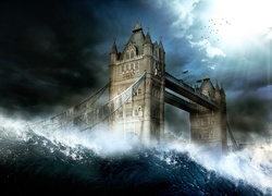 Most, Londyński, Fale