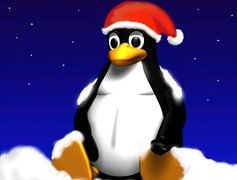 Pingwin, Linux, Święta