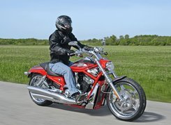 Czerwony, Cruiser, Harley Davidson Screamin Eagle
