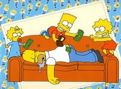 Simpsonowie, The Simpsons, Portfel, Pieniądze, Homer
