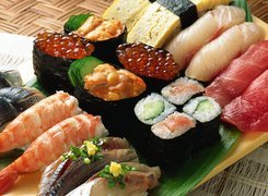 Japoński, Zestaw, Sushi