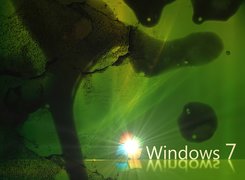 Zielone, Plamy, Windows 7