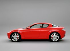 Czerwona, Mazda, Rx-8