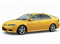 żółta, Mazda 6