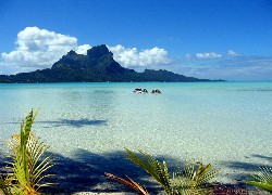 Polinezja Francuska, Bora Bora, Wyspa, Morze