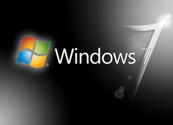 Windows 7, Szare, Świetliste, Tło