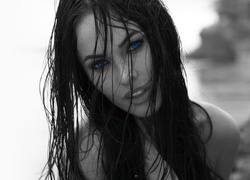 Megan Fox, Niebieskie, Oczy