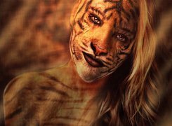 Kobieta, Tygrys