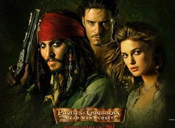 Piraci z Karaibów, Pirates of the Caribbean, Aktor, Johnny Depp, Orlando Bloom, Aktorka, Keira Knightley