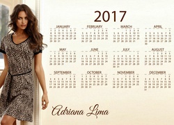 Adriana Lima, Kalendarz 2017
