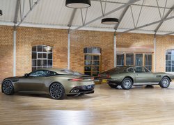 Dwa, Samochody, Aston Martin DBS Superleggera 2019, Aston Martin DBS 1969